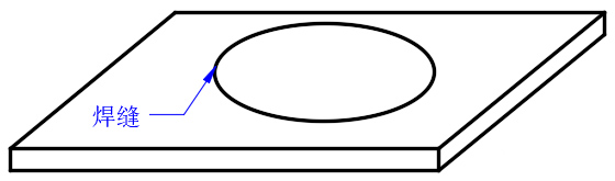平面封闭图形状焊缝